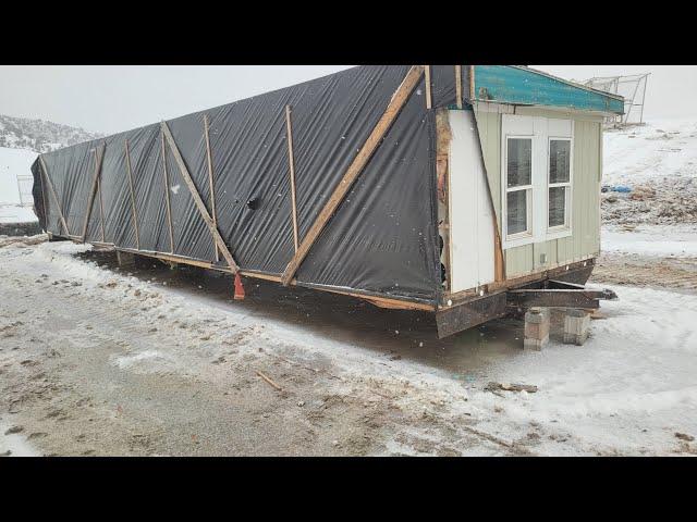 Trailer house gets tossed in the trash!?