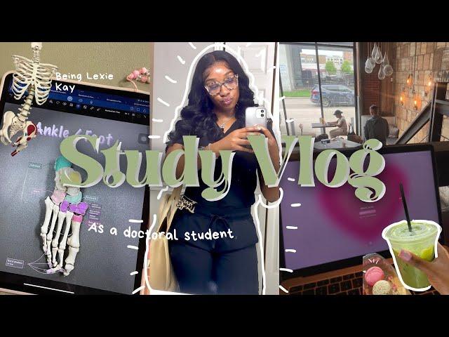 Doctoral Diaries: Productive university days, cafe study vlog , Megan thee Stallion concert