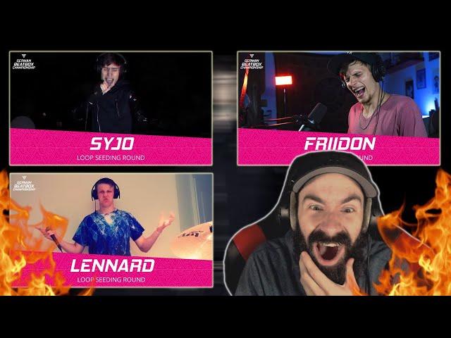 Vocal + Monster + 5x Boom | FRIIDON, SYJO & LENNARD SEEDING ROUNDS | GBC22 LOOPSTATION | REACTION!!!