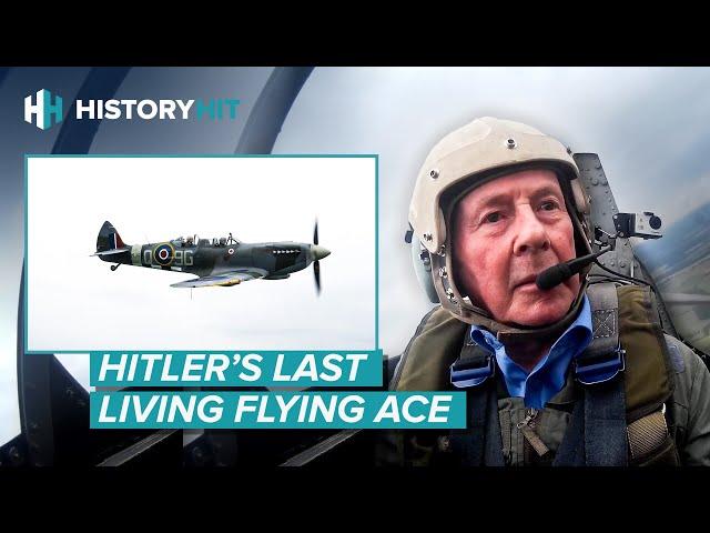 WW2 Luftwaffe Ace Flies RAF Spitfire For the First Time