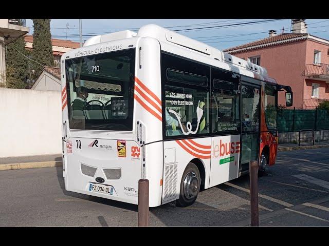 [Aix en Bus] Rampini E60 sur la ligne M2 destination Cuques