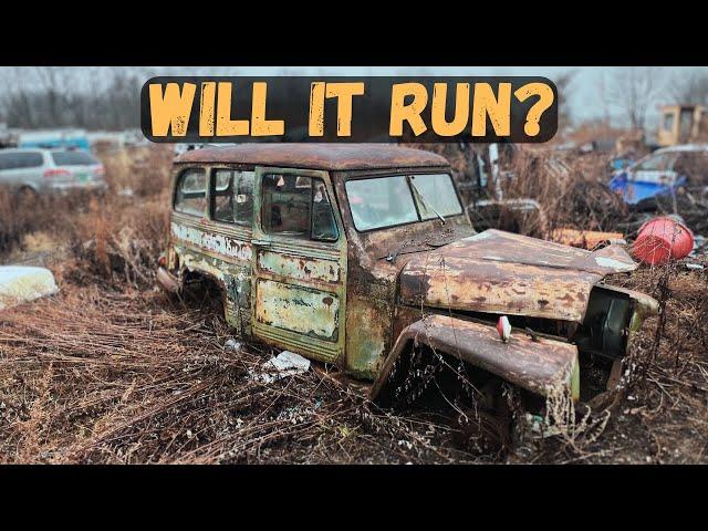 RARE 1947 Jeep Station Wagon. Will It Run & Drive?