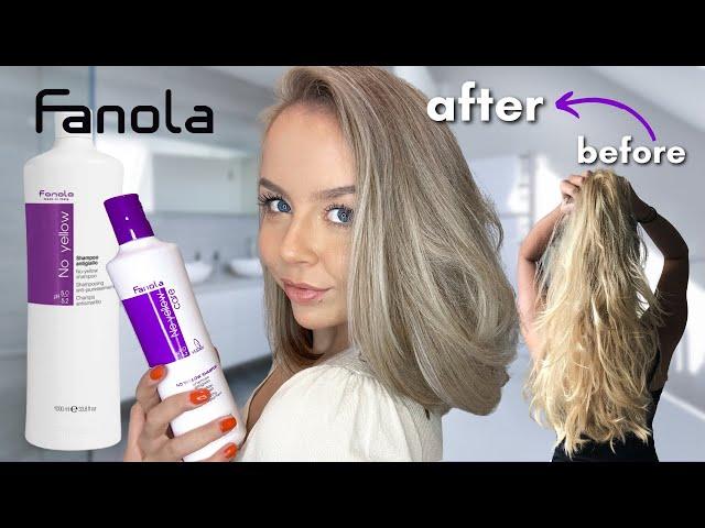 How to use: Fanola No Yellow Shampoo - Step by Step Tutorial