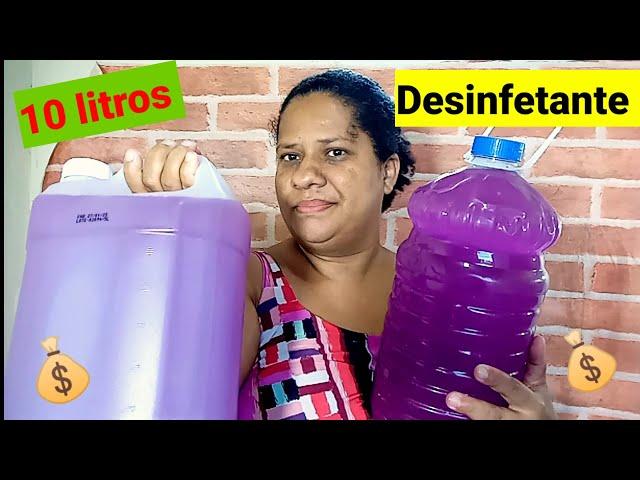  10 LITROS DE DESINFETANTE CASEIRO PARA O MÊS TODO ECONOMIZE MUITO DINHEIRO E PARE DE GASTAR