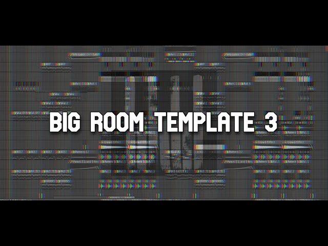 FREE BIG ROOM TEMPLATE 3 in FL STUDIO like KEVU, W&W, Jaxx&Vega (FLP in Description) 2024