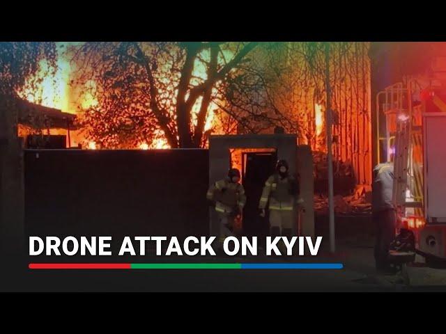 Russia launches drone attack on Kyiv | ABS-CBN News