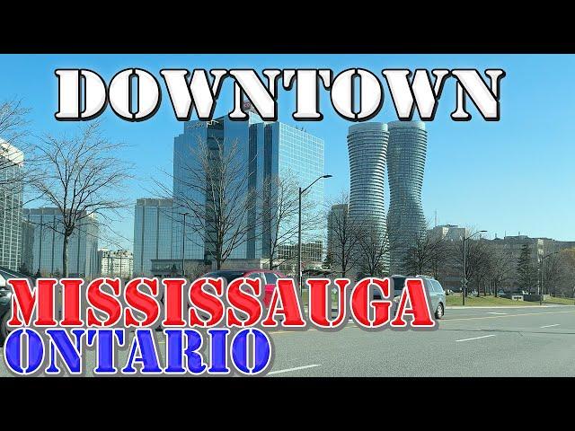 Mississauga - Ontario - Canada - 4K Downtown Drive