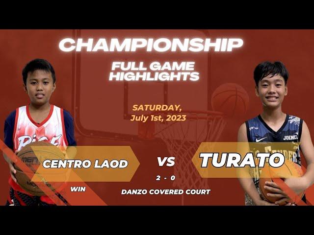 FINALS CONGRATULATIONS CENTRO LAOD / DANZO BASKETBALL