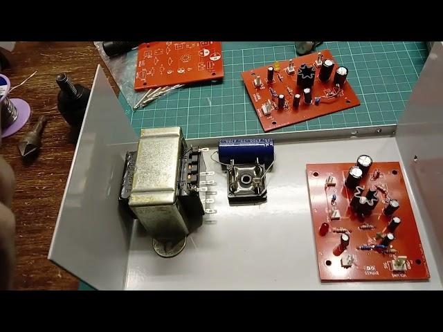 Mullard TAA300 stereo amplifier DIY part 1