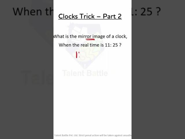 Comment your answers below ⬇️  #talentbattle #aptitudetricks #clocktricks #placementprep