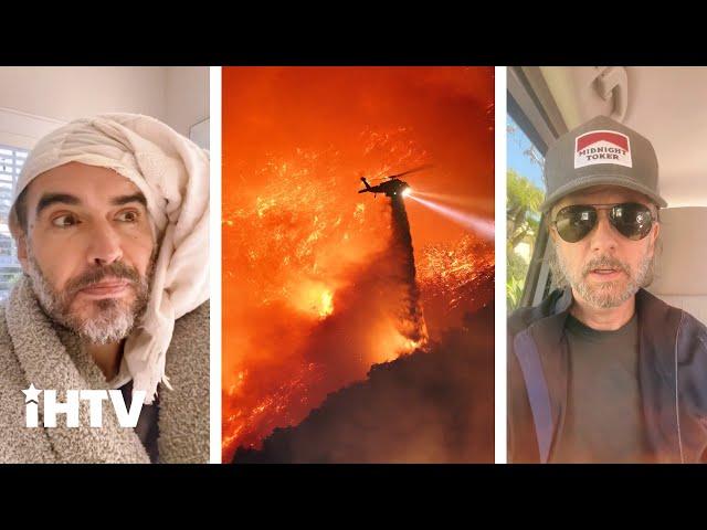 Russell Brand, David Spade & Other Celebs' React To California Wildfires