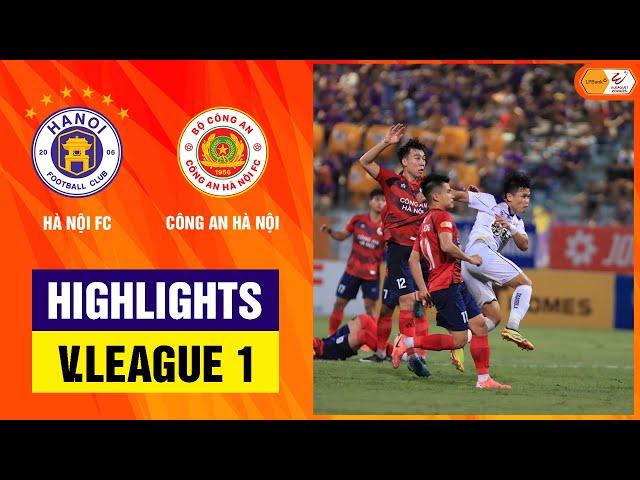 Highlights: Hà Nội - Công An Hà Nội | Derby siêu kịch tính, vỡ òa cuối trận bởi VAR