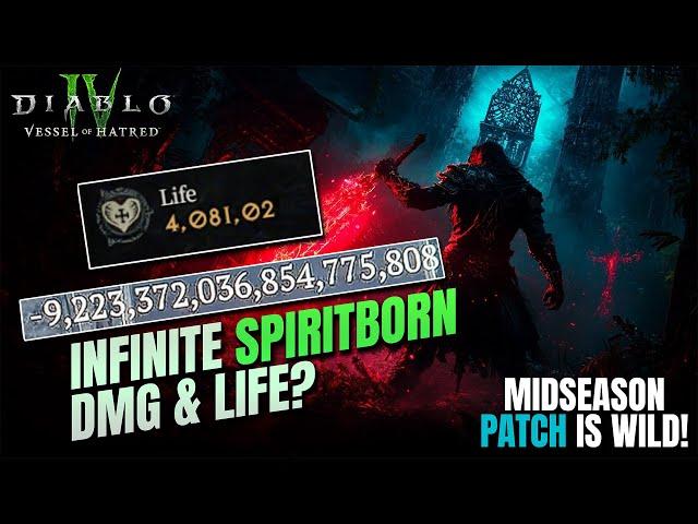 INFINITE LIFE & DPS FOR ALL CLASSES? MIDSEASON IS WILD Diablo 4