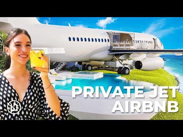 Touring a Private Jet Villa on the cliff in Bali!