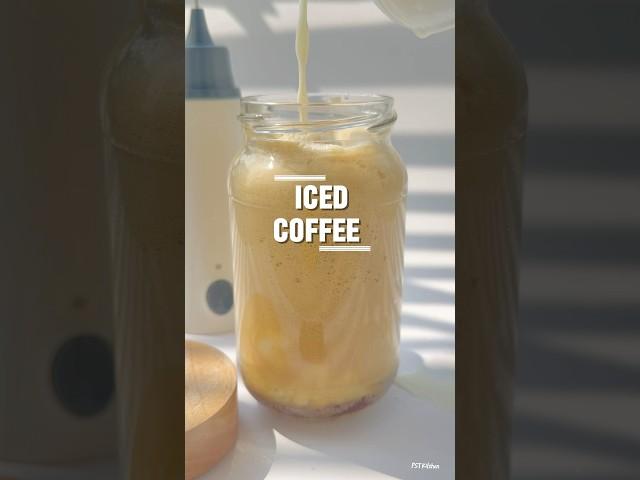 The Most Perfect Iced Coffee #shorts  #youtubeshorts #coffee #asmr #asmrsounds #asmrvideo