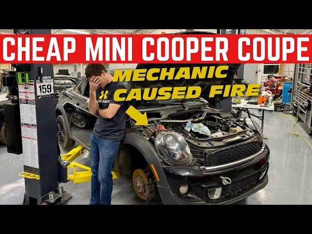 A "Mechanic" Caught My New Mini Cooper On FIRE?