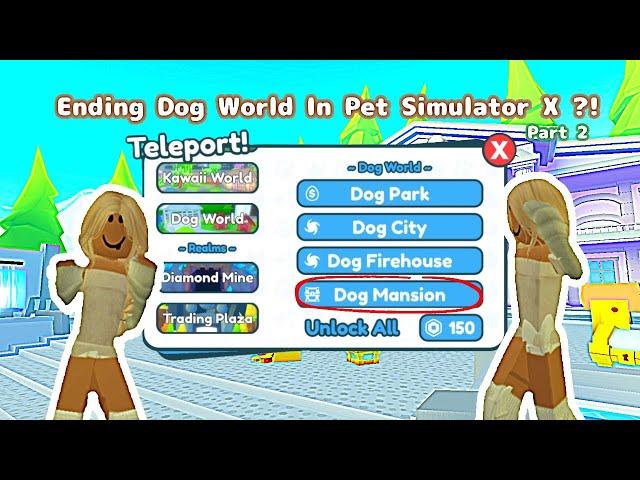 ENDING PET SIMULATOR X WORLD?! || #roblox #fyp #robloxedit #petsimx