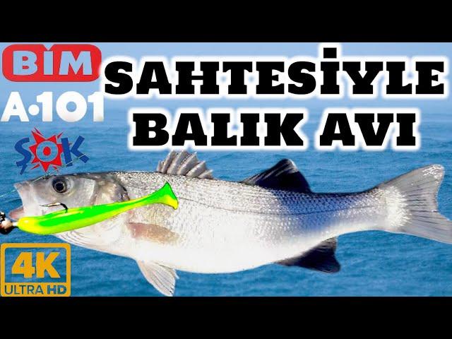 BİM - A101 SAHTESİYLE BALIK YAKALAMAK! LEVREK AVI-LEVREK MERASI