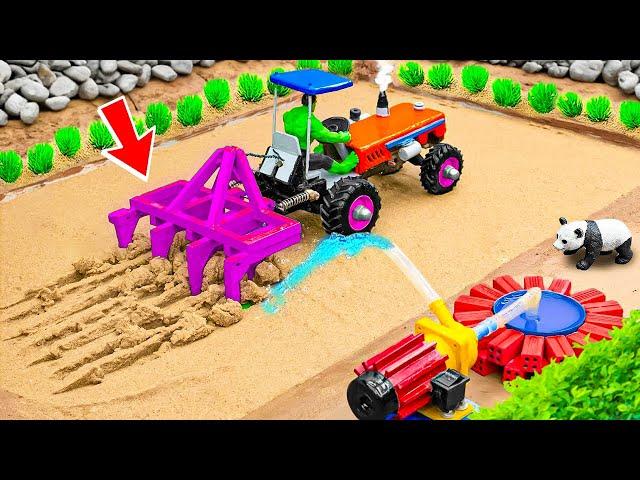 Build a new technology plough machine with your diy tractor for farm innovation
