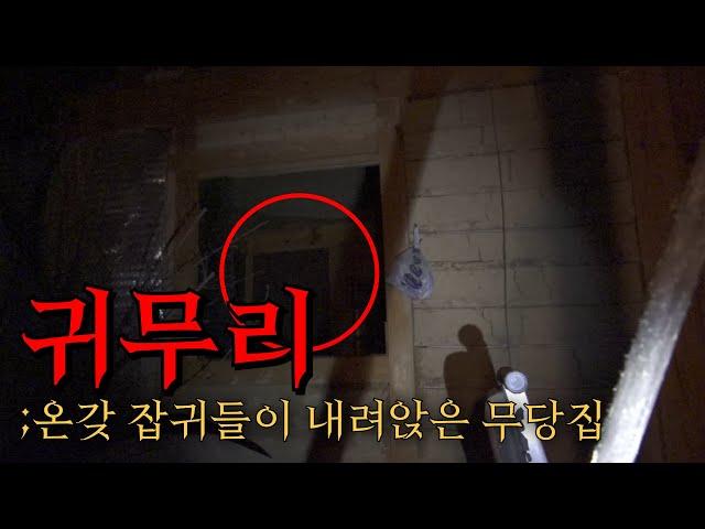 귀신이 무리 지어 살고 있는 무당집..