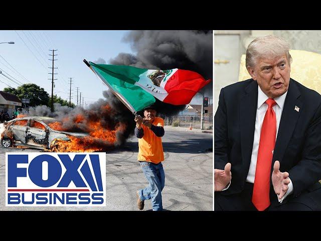 ‘DEFUND THE POLICE PART TWO’: Trump blamed by California leadership for anti-ICE riots