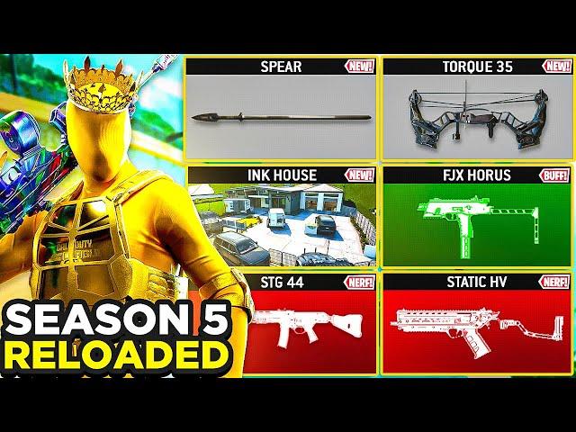 NEW MW3 SEASON 5 RELOADED UPDATE 1.50 PATCH NOTES! (NEW DLC WEAPONS + NEW MAPS) - Modern Warfare 3