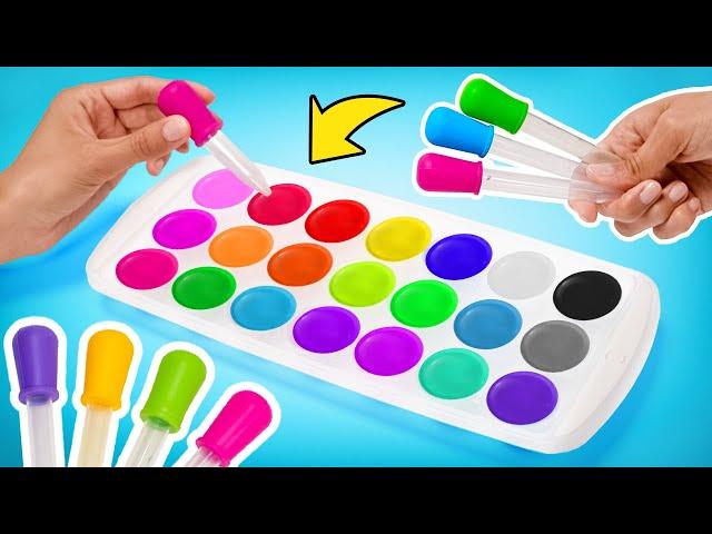 How To Turn 5 Primary Colors Into 16 New Colors || Artsy Life Hacks