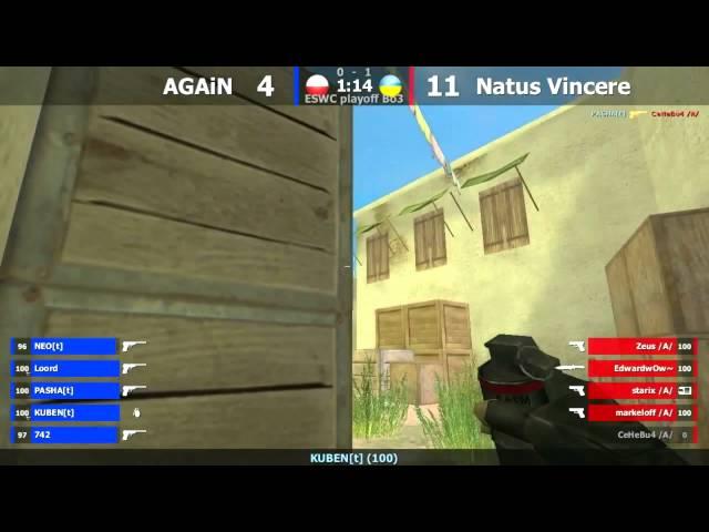 CS 1.6: ESWC 2011 Kuben vs Na`Vi de_tuscan SL4M Lol