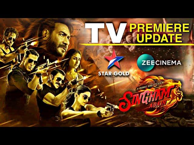 Singham Again | World TV Release | Coming This March On Zee Cinema ! | TV Premiere New Update