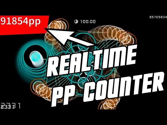 How to get live PP Counter for Osu!