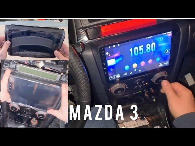 Mazda 3 Bk Android Radio einbauen Bj 2004- 2009. Installieren umbauen reparieren.