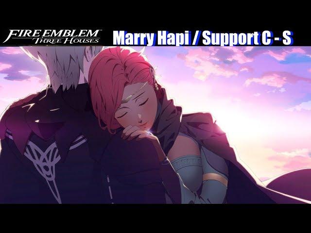 FE3H Marriage / Romance Hapi (C - S Support) - Fire Emblem three Houses DLC