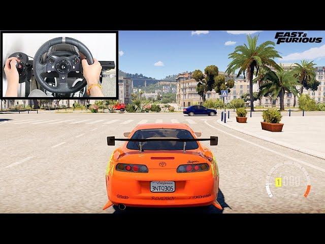 Forza Horizon 2 Paul Walker Toyota Supra (Steering Wheel + Shifter) Gameplay