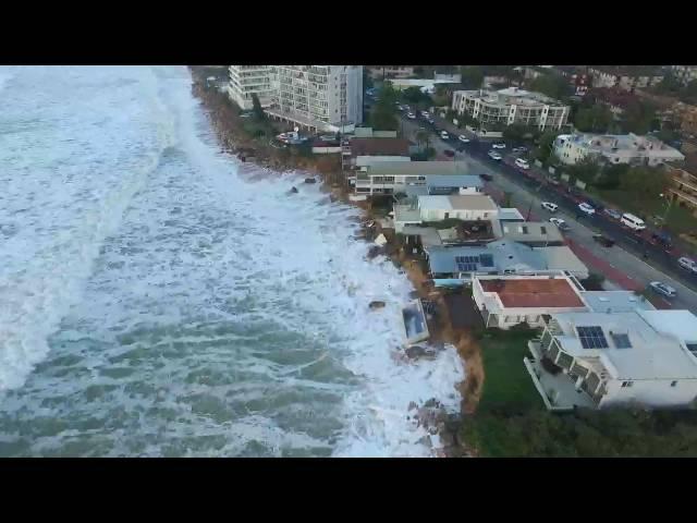 Drone footage of Sydney storm