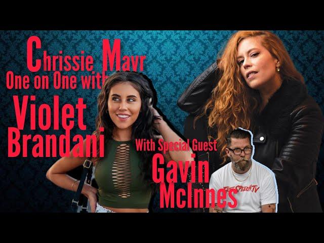 Chrissie Mayr Podcast LIVE with Violet Brandani! Nudiez TV fall out! PLUS Gavin McInnes!