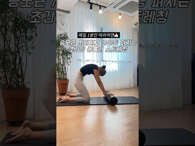 ️폼롤러 상체 루틴! 예쁜상체 만들기 #오운완 #다이어트 #홈트 #폼롤러 #스트레칭 #상체 #필라테스