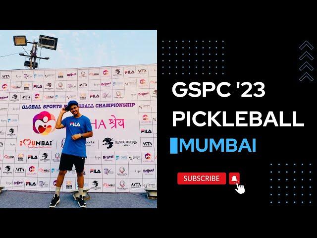 PICKLEBALL Singles in India | Global Sports Pickleball Championship Mumbai | Samarth Surya Mishra