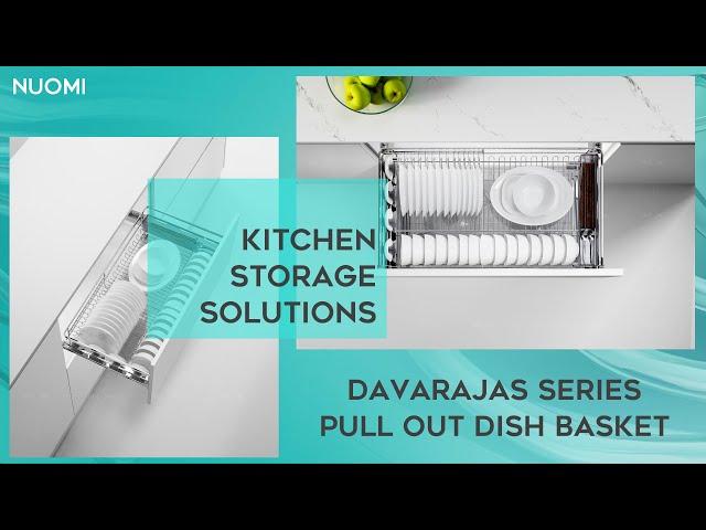 NUOMI | Kitchen Storage Solutions | Davarajas Series Pull Out Bowl and Dish Basket