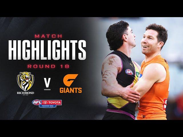 Richmond v GWS Giants Highlights | Round 18, 2024 | AFL