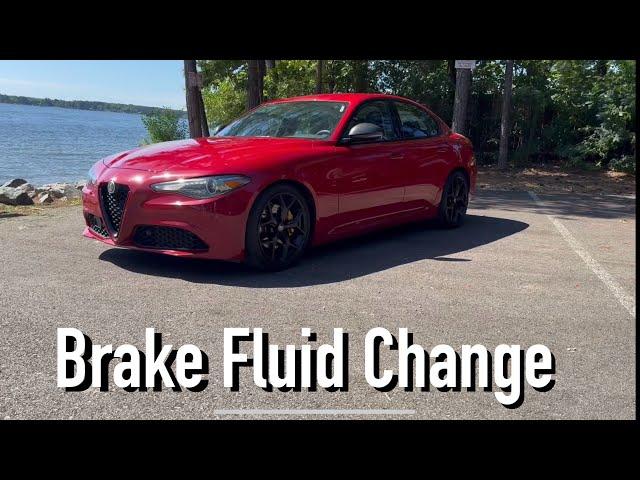 Alfa Romeo Giulia Brake Fluid Change