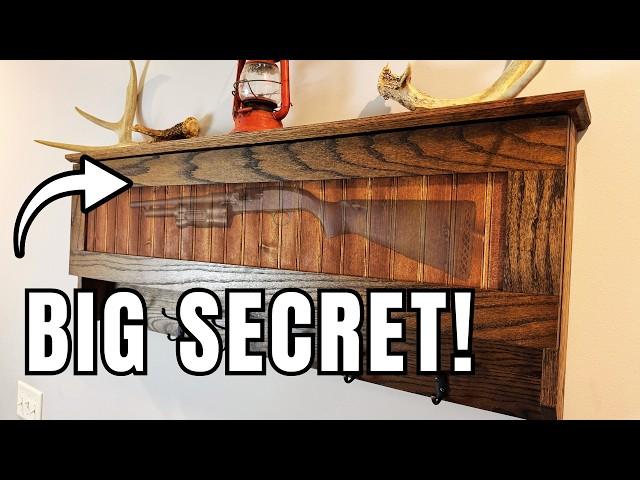 DIY Concealment Coat Rack | Hidden Storage In Plain Sight