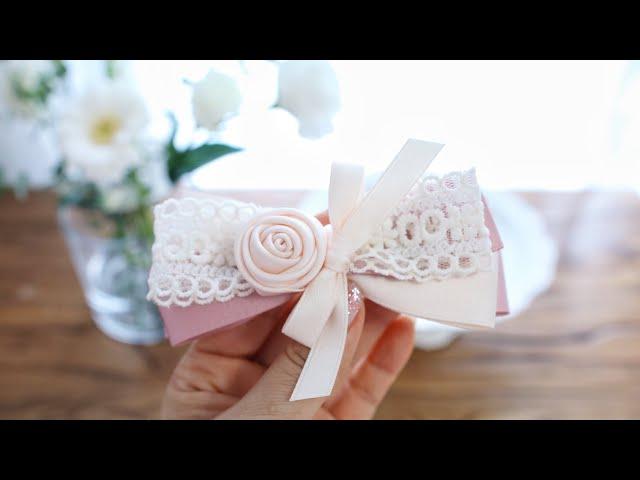 에일린리본공예DIY417 리본으로 장미접기 레이스로 예쁜 리본핀을 만들기 handmade diy ribbon rose craft tutorial