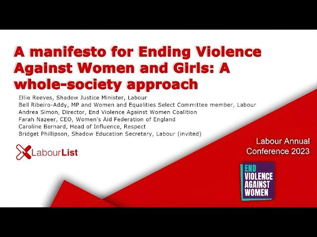 A Manifesto for Ending Violence Against Women and Girls | Part 1