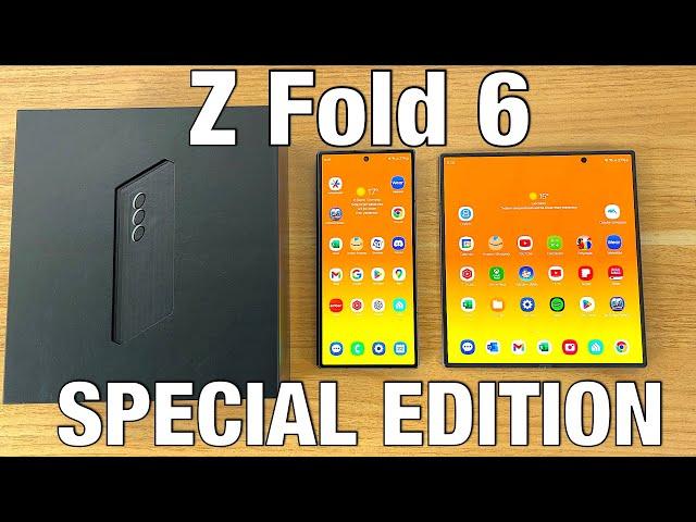 Samsung Galaxy Z Fold 6 Special Edition Unboxing & First Impressions!