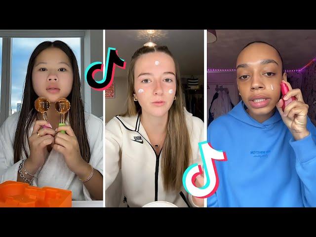 Makeup Tutorial Tiktok Compilation - GRWM  ( Get Ready With Me ) ️(Skincare, Makeup, Outfits) 945