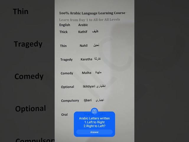 Learn Arabic Easily