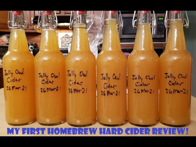 First Home Brew Review, Craft-A-Brew hard cider kit