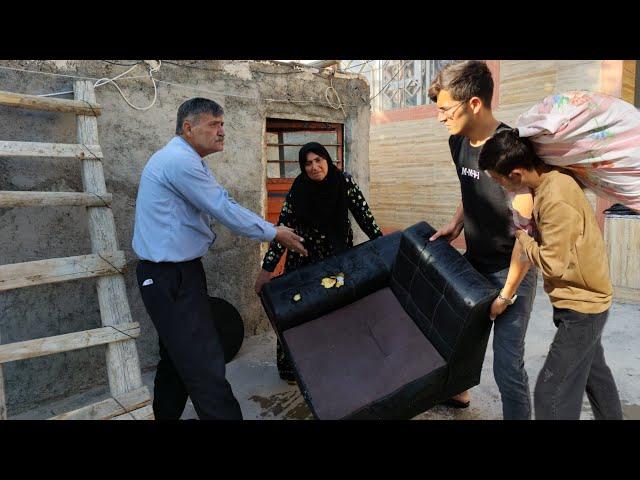 Nomadic Life: Ali Forcing Nazo and Mehdi to Wash the Sofas