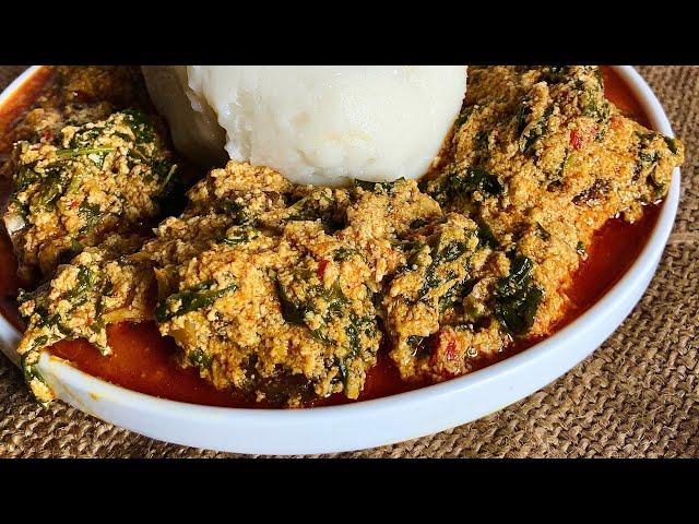 How to make EGUSI SOUP by chops by halymatu