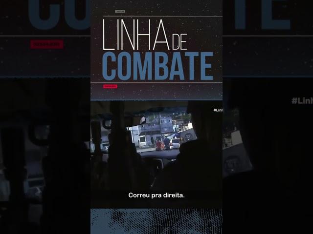 AGENTES PERSEGUEM SUSPEITO EM COMUNIDADE DOMINADA PELO TRÁFICO #linhadecombate #band